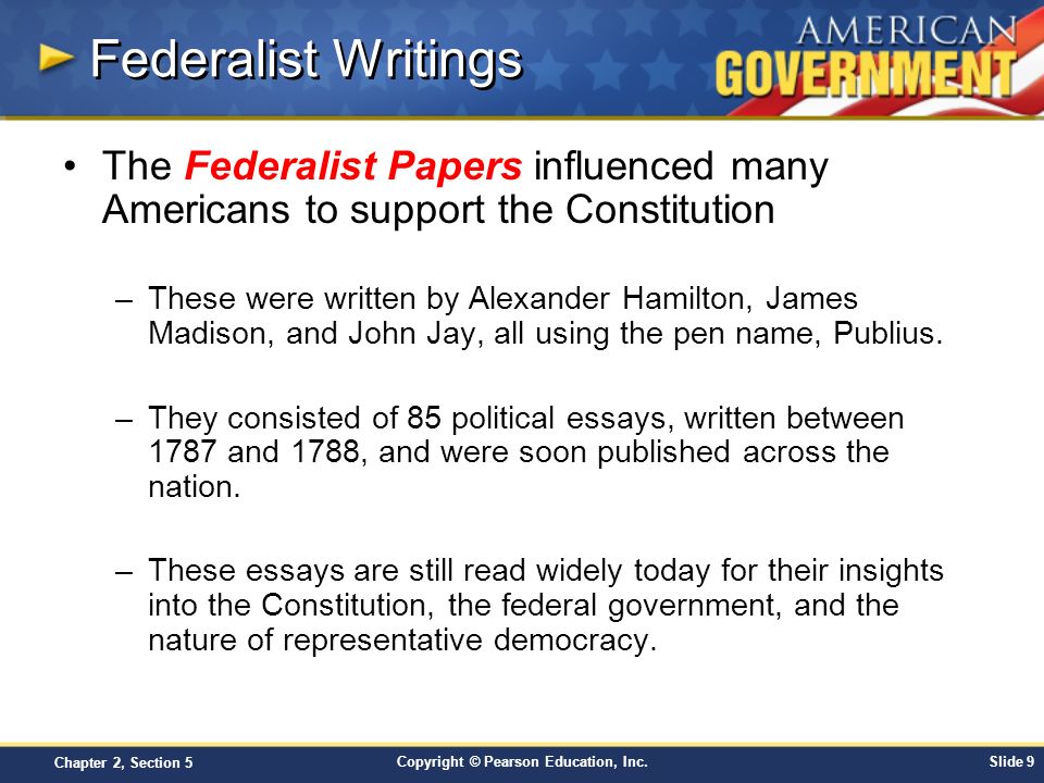 Impact of federalist on u s constitution essay